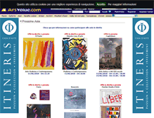 Tablet Screenshot of galleriaarteincornice.arsvalue.com