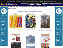 Tablet Screenshot of galleriamartinelli.arsvalue.com
